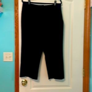2pair of black Capri/ankle length pants size 14